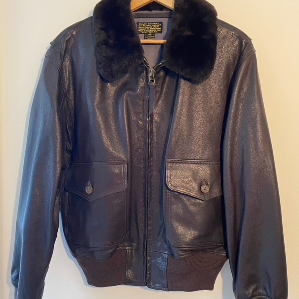 Willis&Geiger Us Navy Leather Flight Jacket